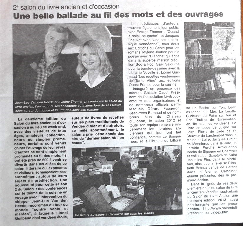 Journal des Sables du 19 Avril 2012
