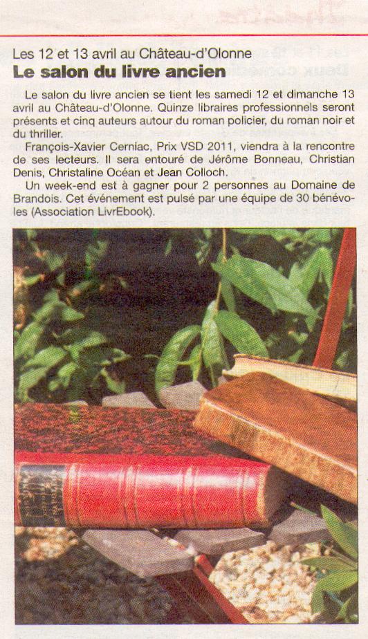 Journal des Sables du 10 Avril 2014