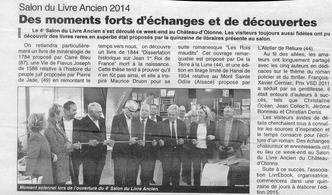 Journal des Sables du 17 Avril 2014