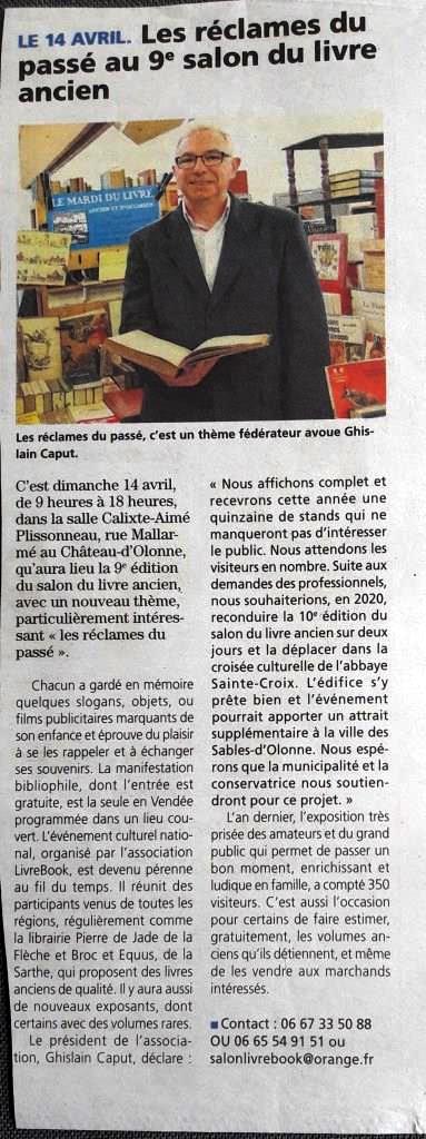 Journal des Sables du 11 Avril 2019