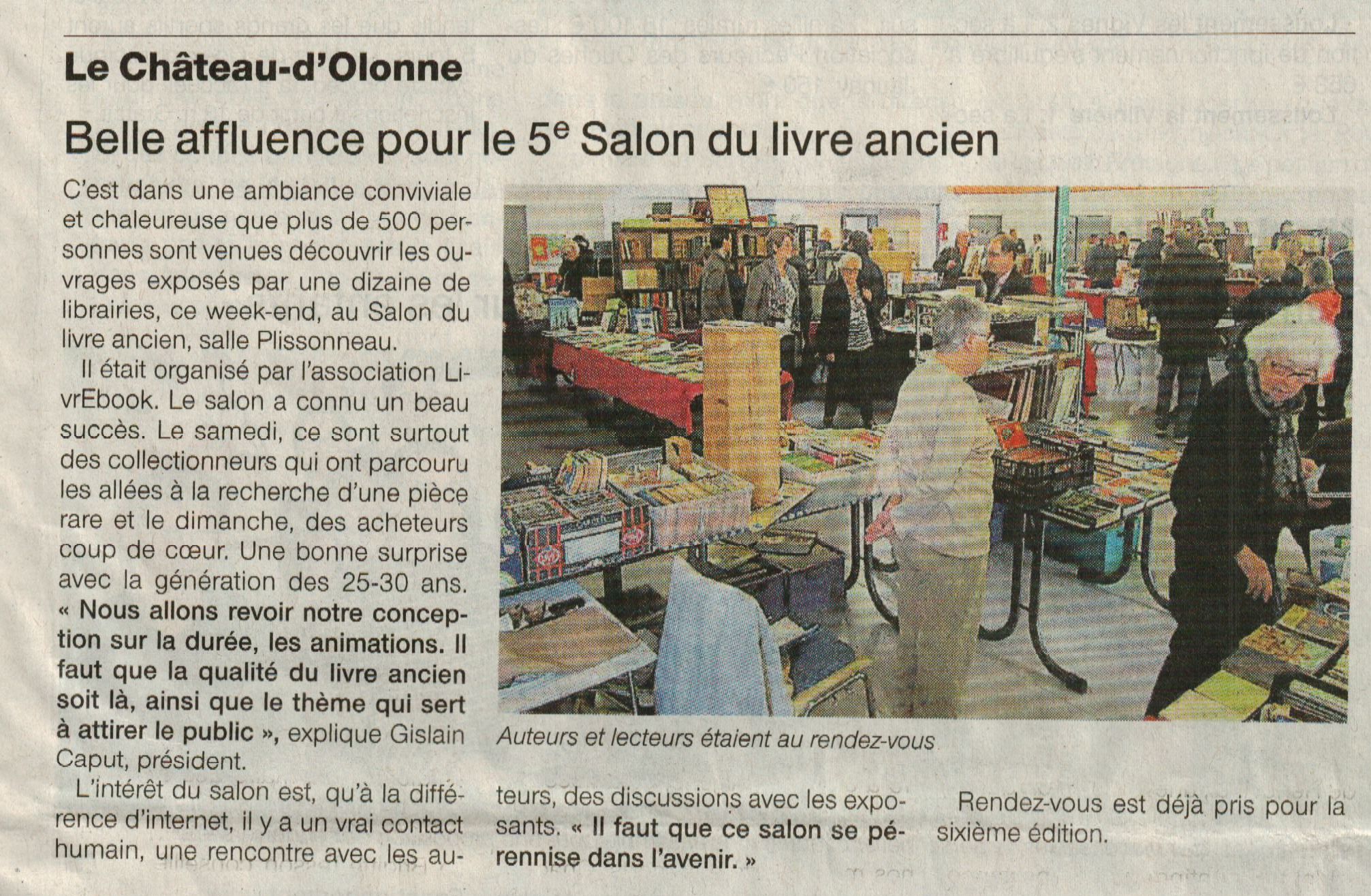 Ouest France du 16 Avril 2015