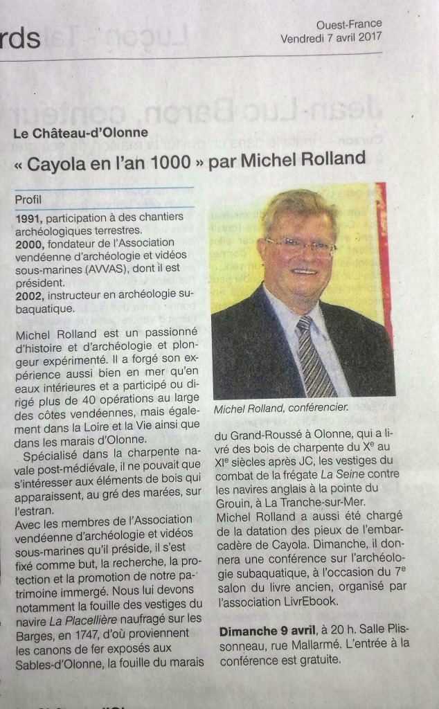 Ouest-France du 07 Avril 2017